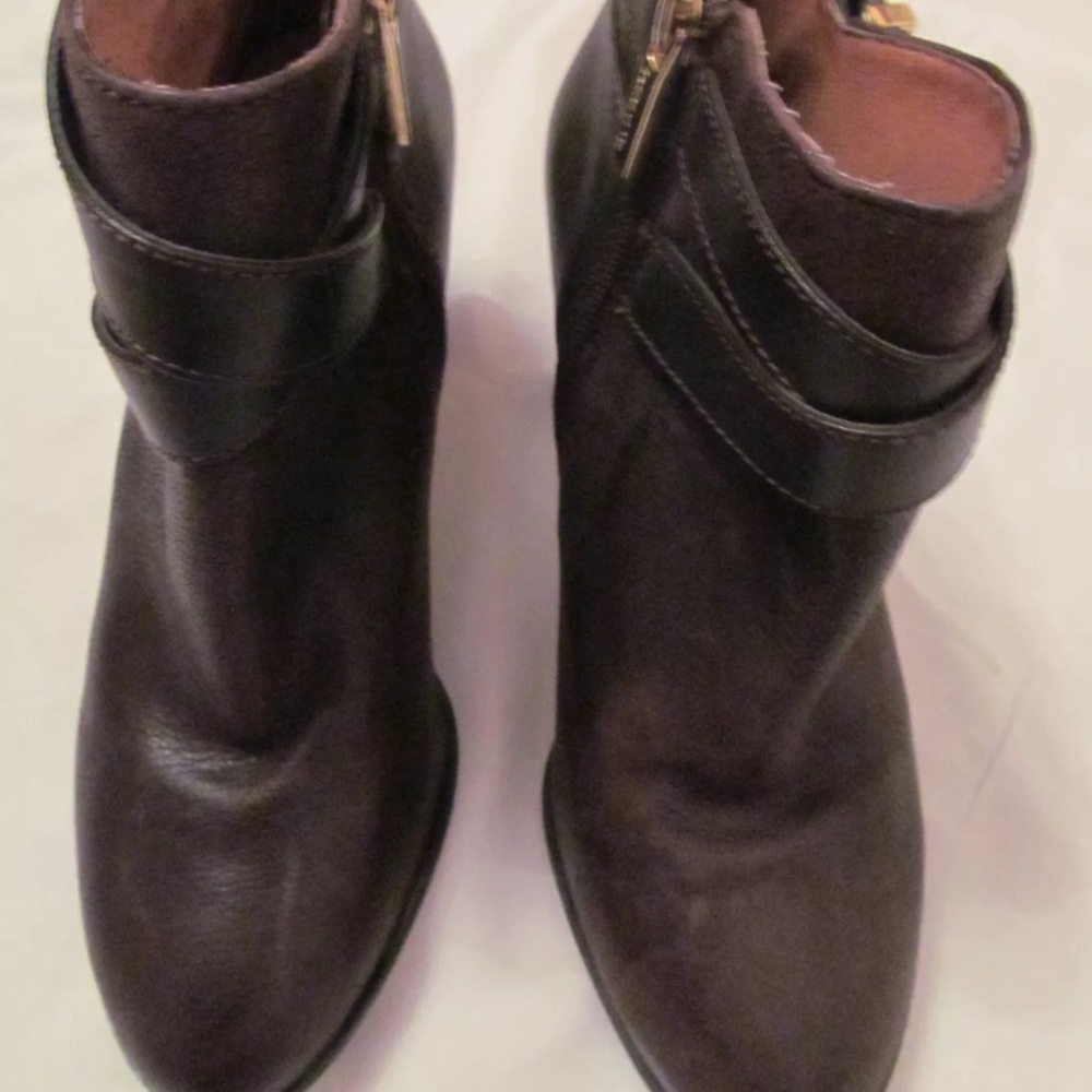 LOUISE ET CIE RANIER brown ankle straps boots 8 - Picture 3 of 6